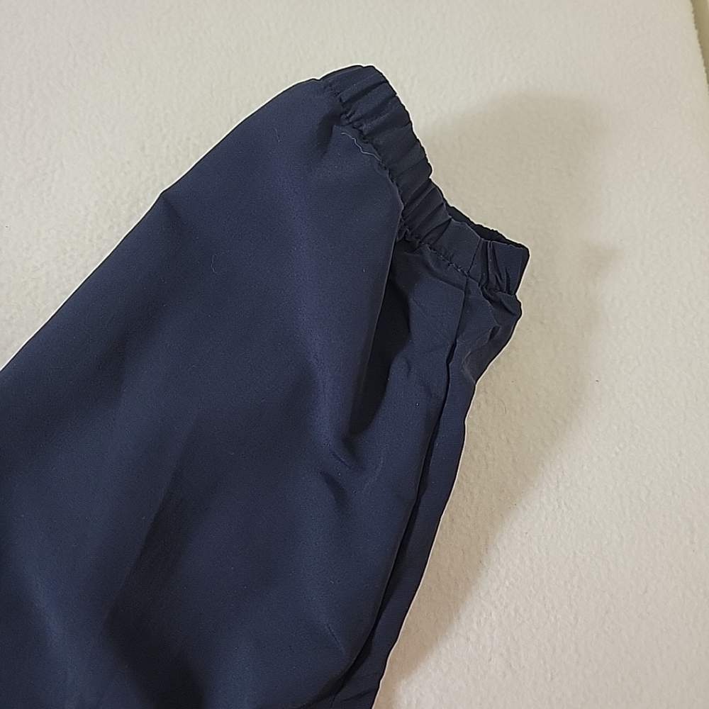 Lands' End Boy's Blue Hooded W/ Pocket Lightweight Windbreaker Jacket, S - Picture 4 of 10